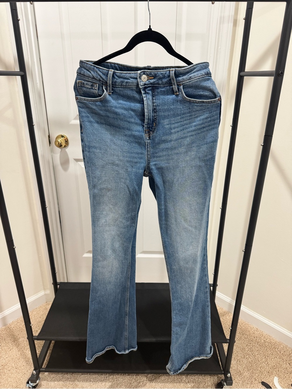 Old Navy Light Blue Flare Jeans